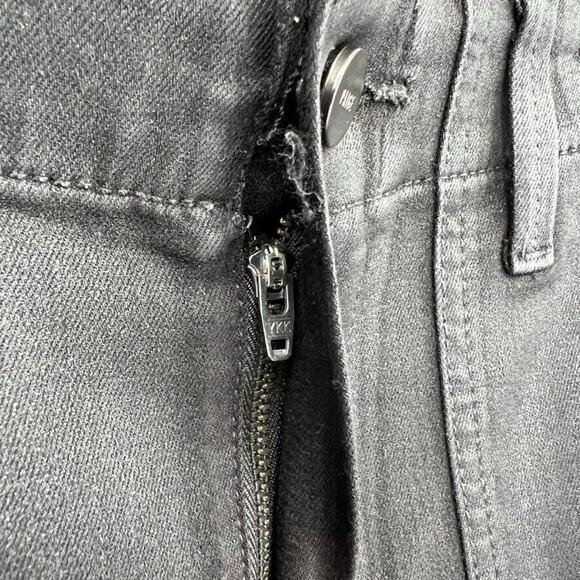 PAIGE Mayslie Jogger Jeans Black Fog Luxe Coating, Women’s Size 28 - Picture 11 of 16